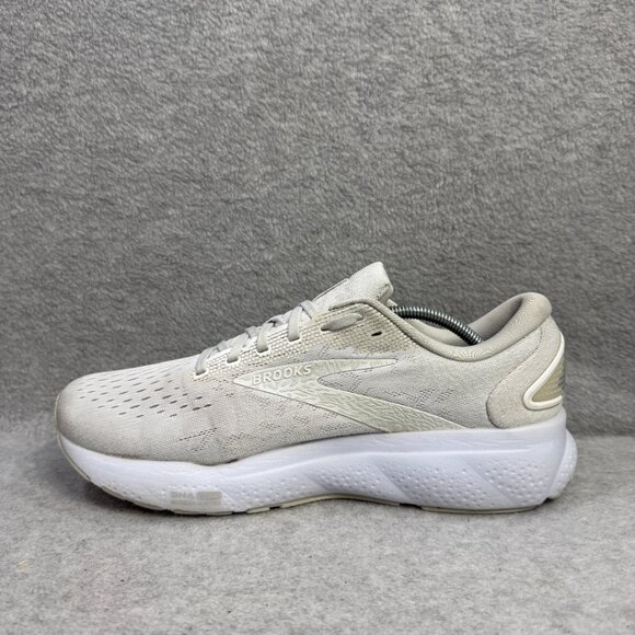 Brooks Shoes Womens Size 10.5 Ghost 16 White Low Top Running Sneaker 1204071B151 - Picture 7 of 10